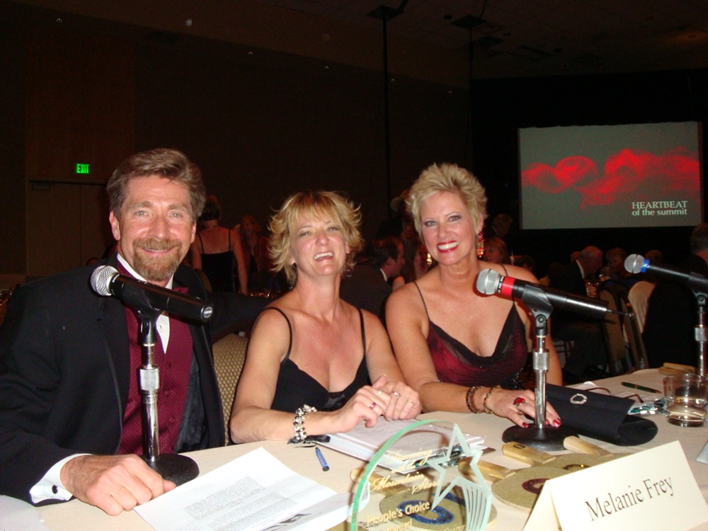 Roger, Melanie & Teresa, judges for Dancing With The Mountain Stars, Keystone, 10/4/08