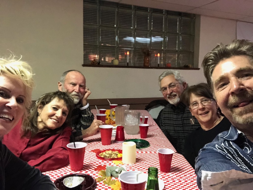 Teresa, Mary Lou, Bruce, Ron, Martha, Roger enjoying the Elks Lodge Dance - 11/17/18